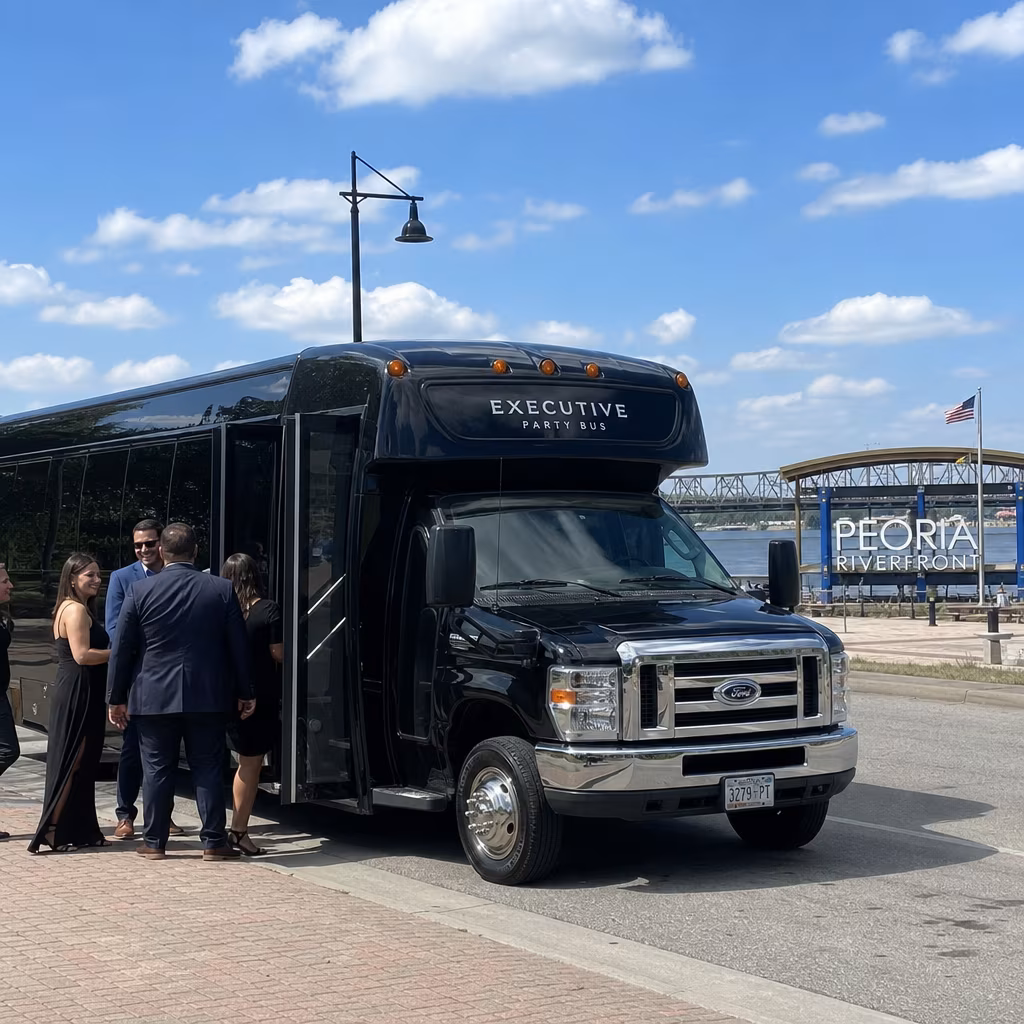 Rent a Bus to the Peoria Riverfront