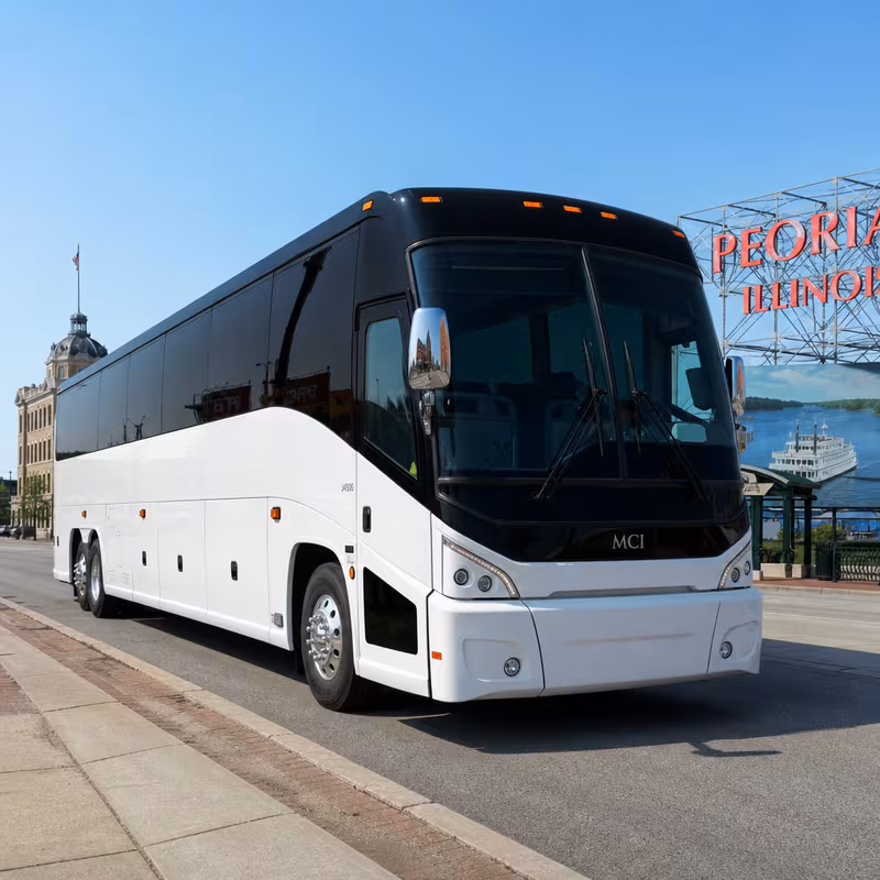 40-56 Passenger Charter Bus Exterior