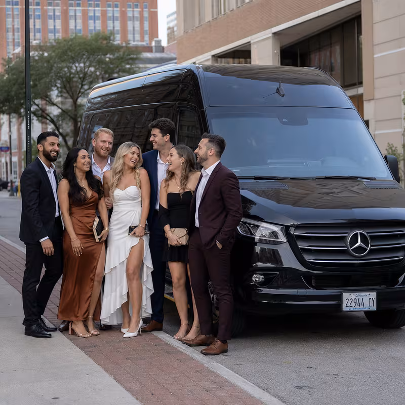 Peoria Bachelor & Bachelorette Transportation fleet vehicle