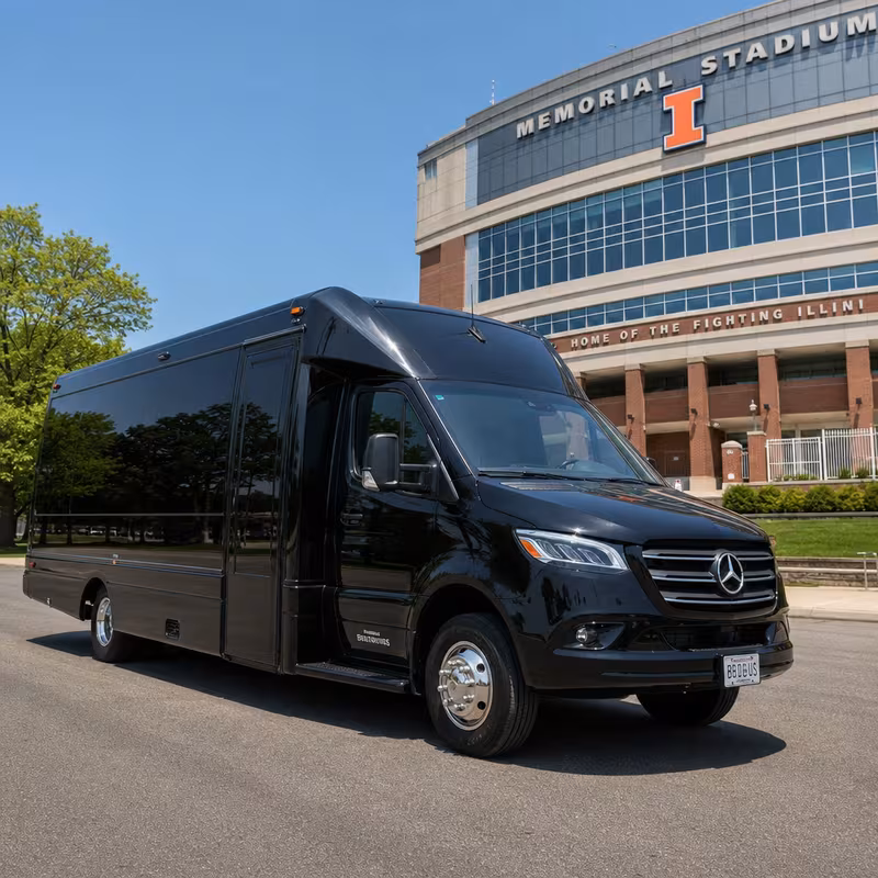 Champaign Party Bus Rental