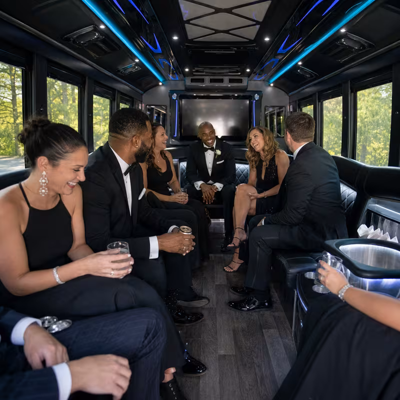 Peoria Prom & Homecoming Transportation fleet vehicle