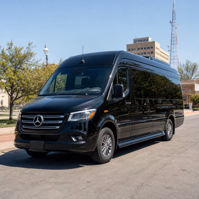 14 Passenger Sprinter Limo Exterior